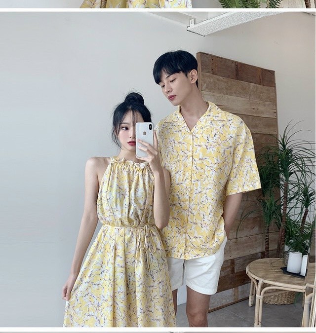 [HCM]ĐỒ ĐÔI -ÁO ĐÔI NAM NỮ VẢI BAO ĐẸP