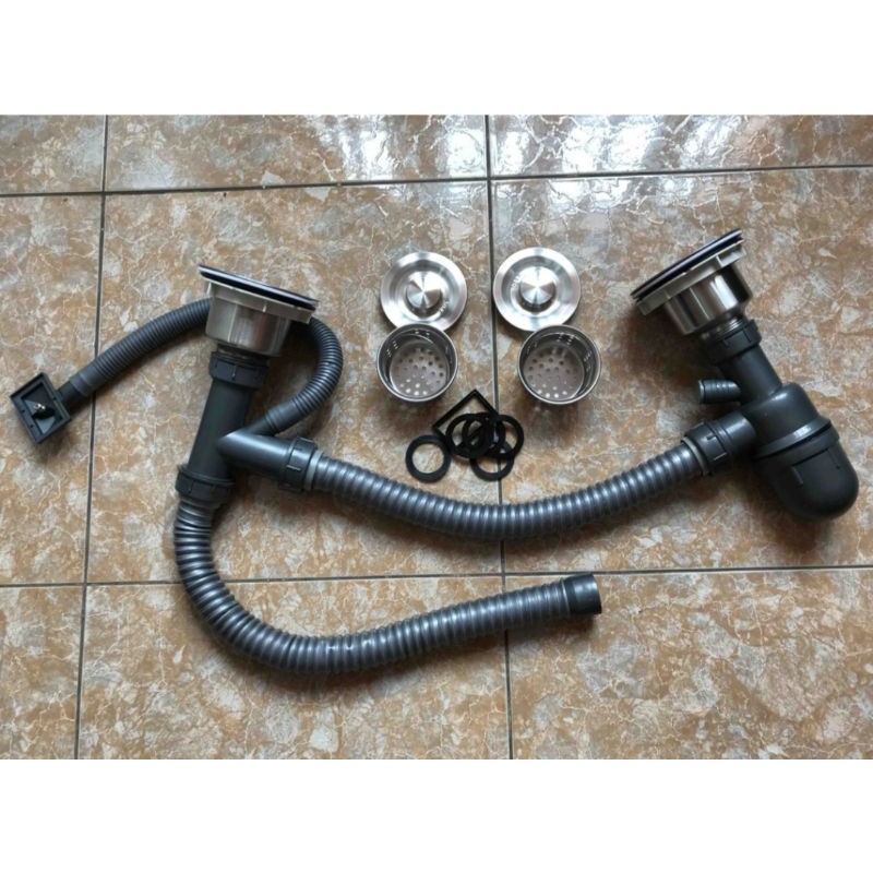 Bộ xã bồn rữa chén 2 hộc