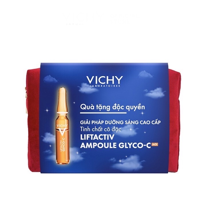 [HCM]Vichy Túi Đựng Mỹ Phẩm Siêu Xinh