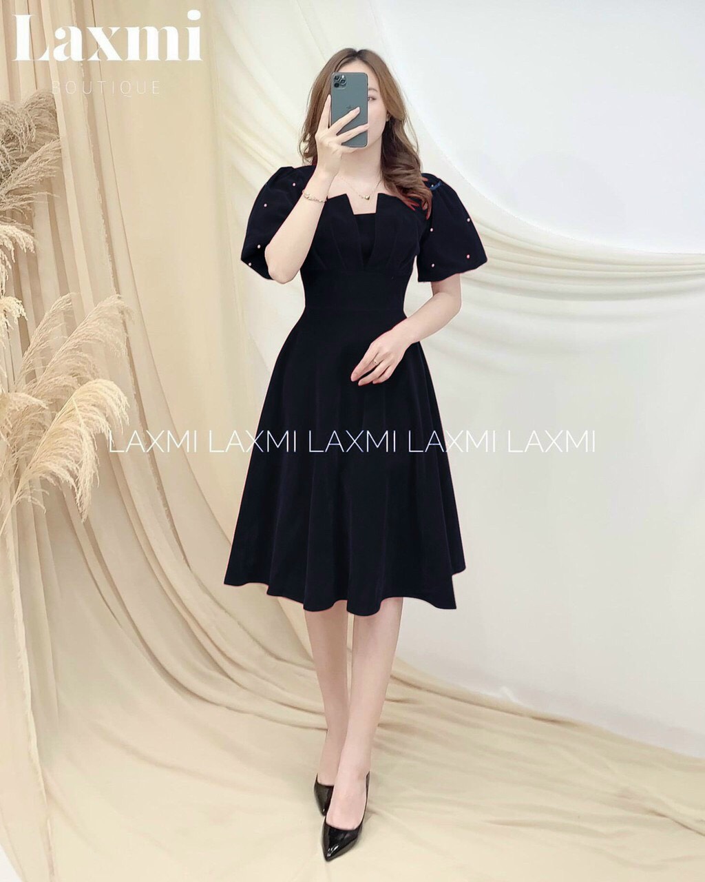 ĐẦM UMI DÁNG XÒE XINH XẮN THIẾT KẾ ĐƠN GIẢN SANG TRỌNG DỰ TIỆC HOẶC DẠO PHỐ SIÊU ĐẸP THỚI TRANG MỚI NHẤT HIỆN NAY