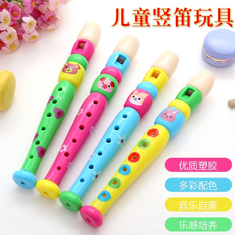 Đồ chơi sáo gỗ thổi âm nhạc cho bé - Đồ chơi nhạc cụ cho bé