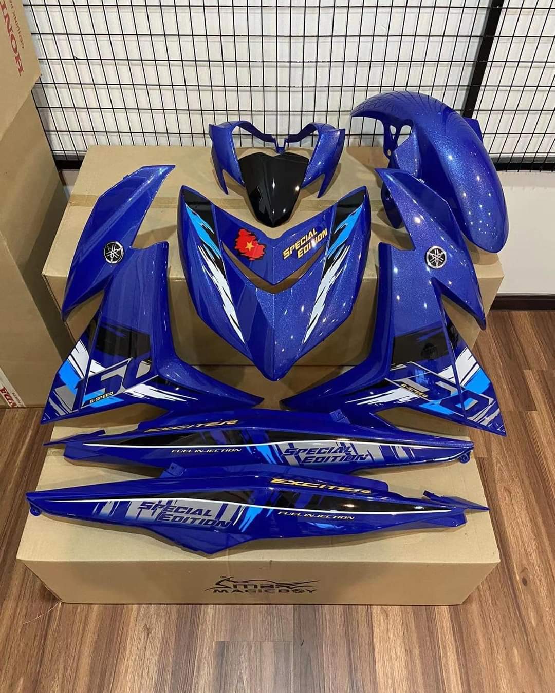 Tem Rời Ex 150 Y15ZR Xanh Gp 2022