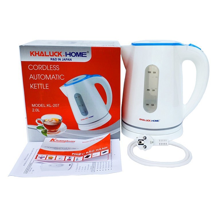 Ấm đun siêu tốc 2.0l khaluck kl-207