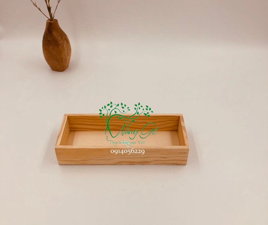 Hộp gỗ không nắp/ khay gỗ