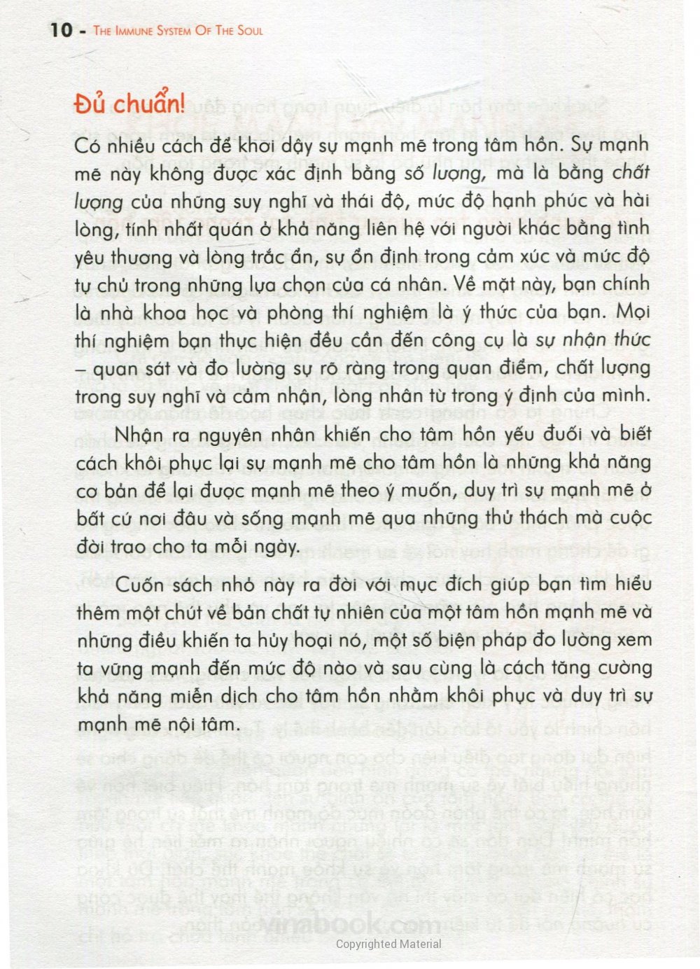HỆ MIỄN DỊCH TÂM HỒN