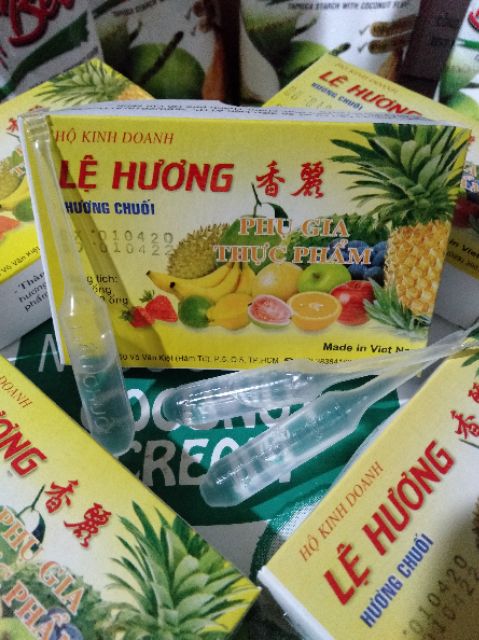 {HÔP 10 ỐNG }TINH DẦU CHUỐI LỆ HƯƠNG LOẠI 1