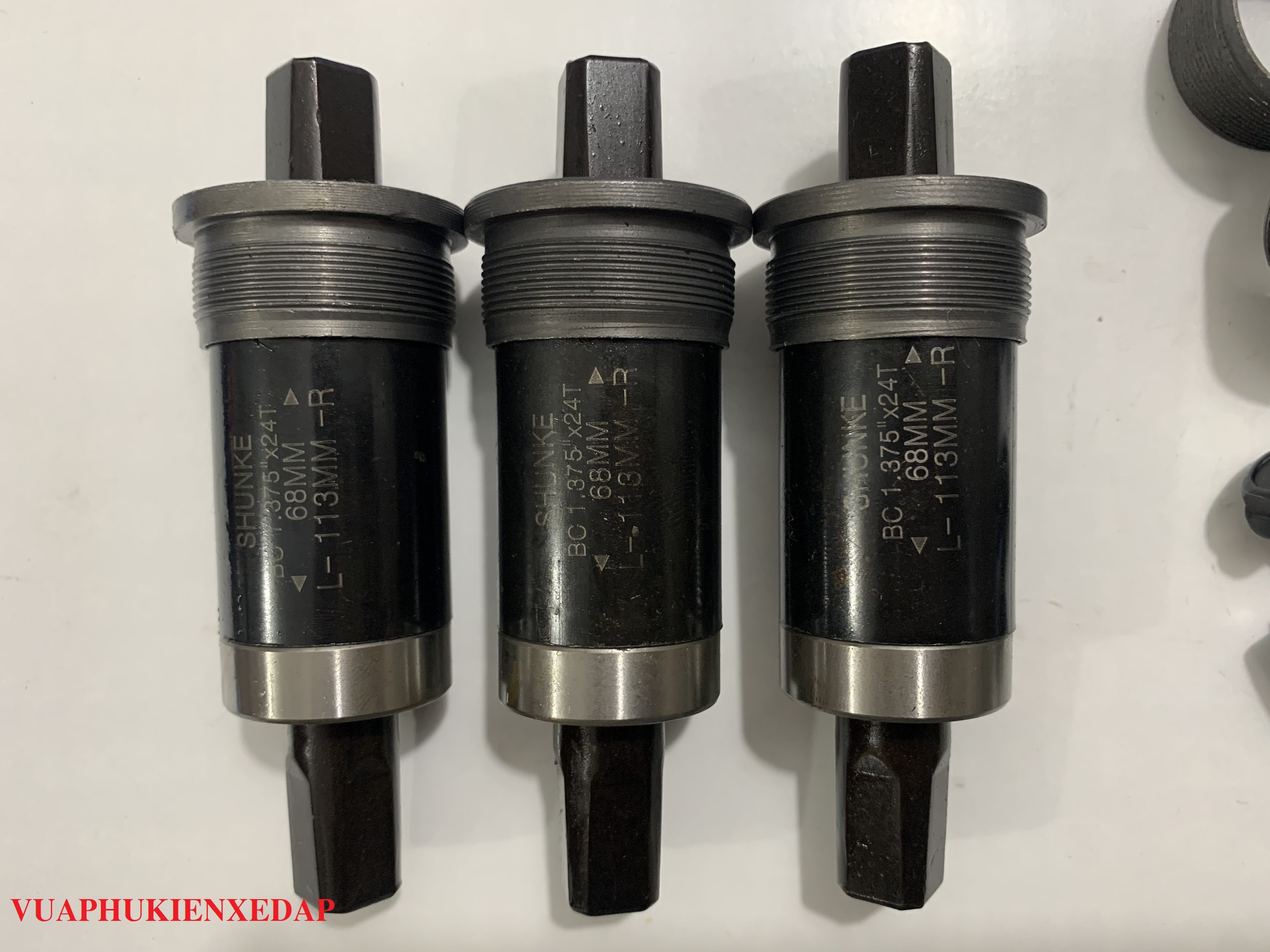 Trục giữa bạc đạn cốt vuông các cỡ xe đạp thể thao