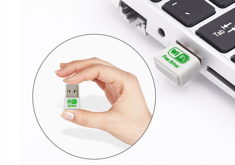 USB WIFI, dùng cho PC, LAPTOP -Không cần cài đặt, cắm là chạy