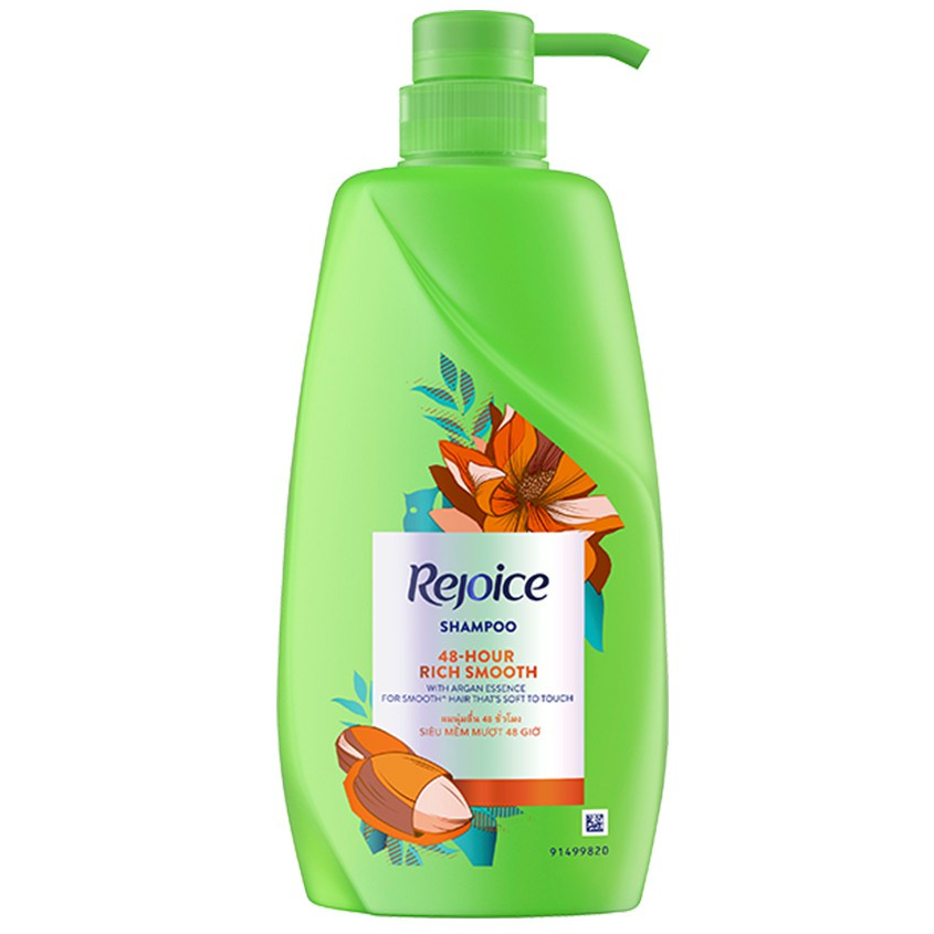 Dầu gội mượt tóc rejoice 48-hour rich smooth shampoo 170g/320g/630g/900g chai dầu gội nữ dầu xả tóc -valadin