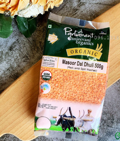Đậu lăng đỏ hữu cơ Parliament 500g
