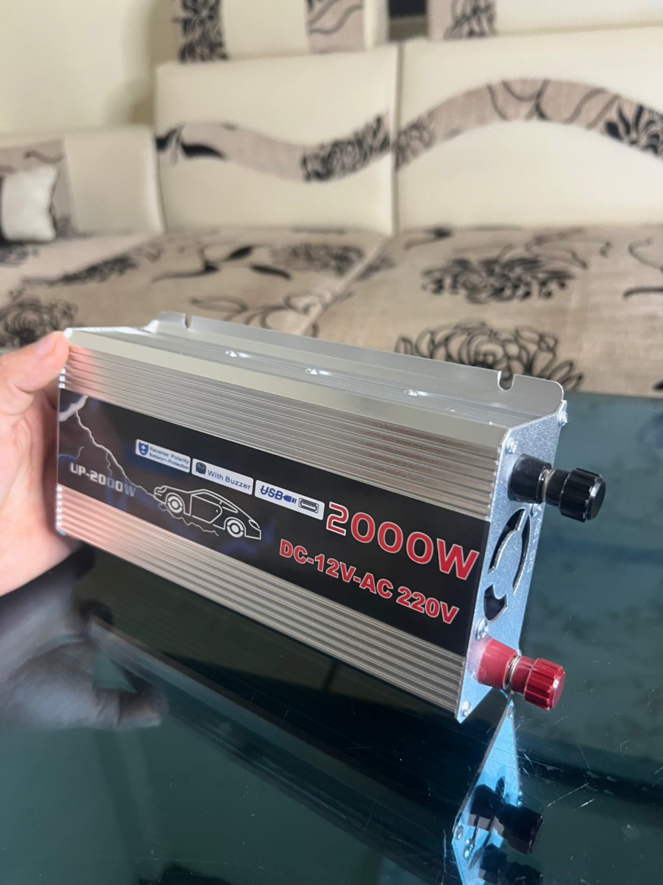 Bộ kích điện 12v lên 220v công suất 2000w