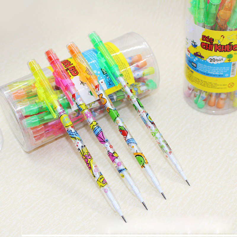Combo 3 chiếc bút chì khúc có thể thay mũi
