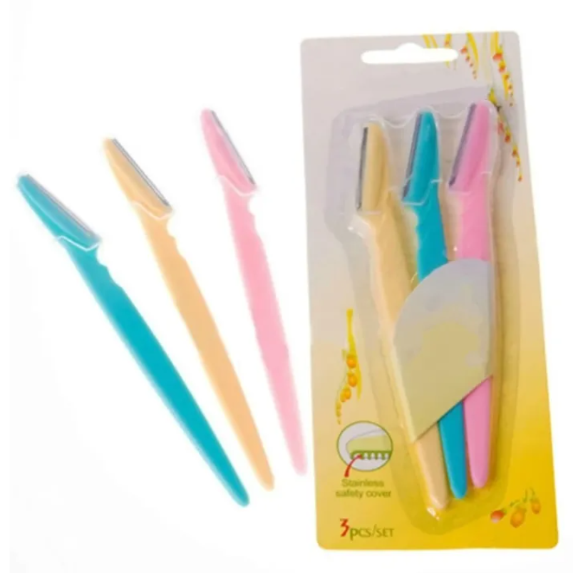 Dao cạo lông mày set 3 cây