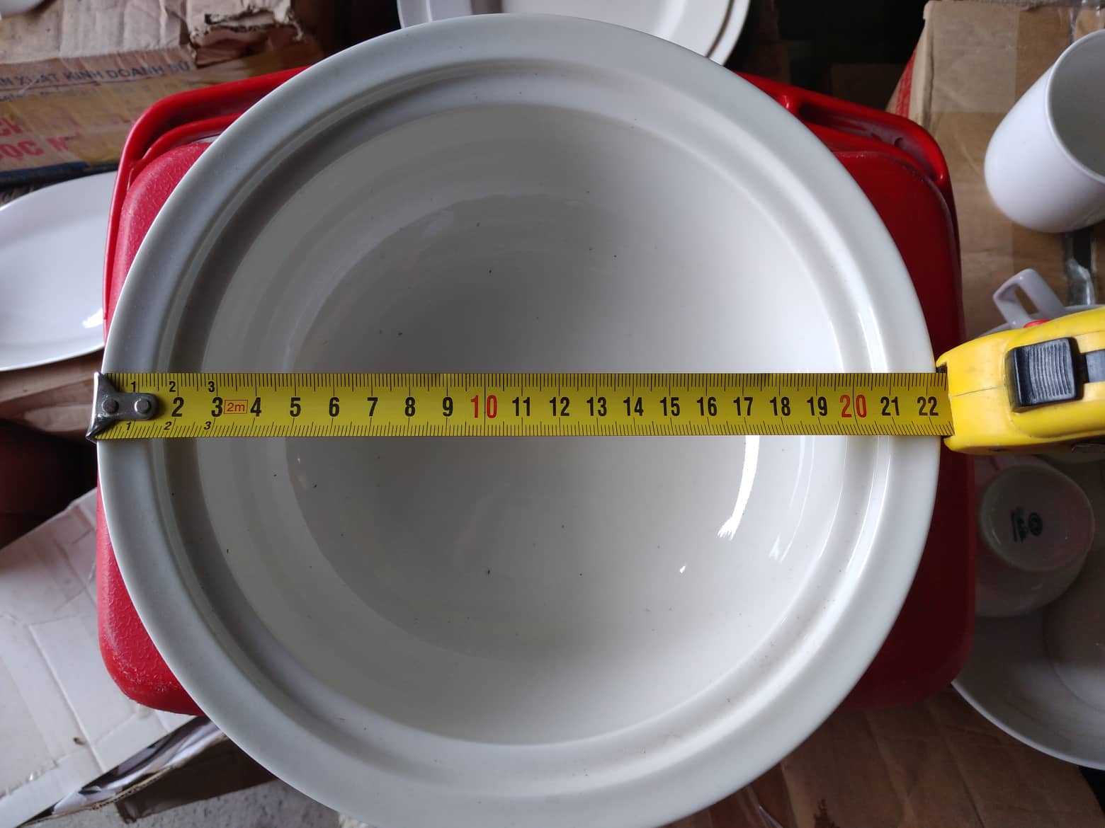Thố sứ cao cấp Minh Châu 22cm