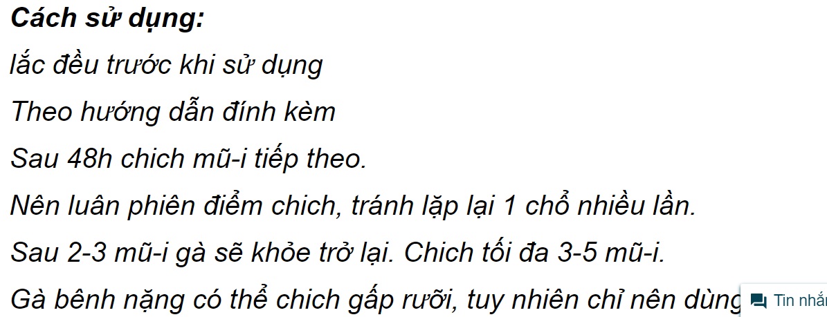 Gillo LamPam 20ml cho gà đá Khò khè, phân trắng, phân xanh [SHopGaVip]