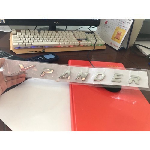 chữ nổi dán cáp pô xpander - chữ nổi dán cáp pô xpander