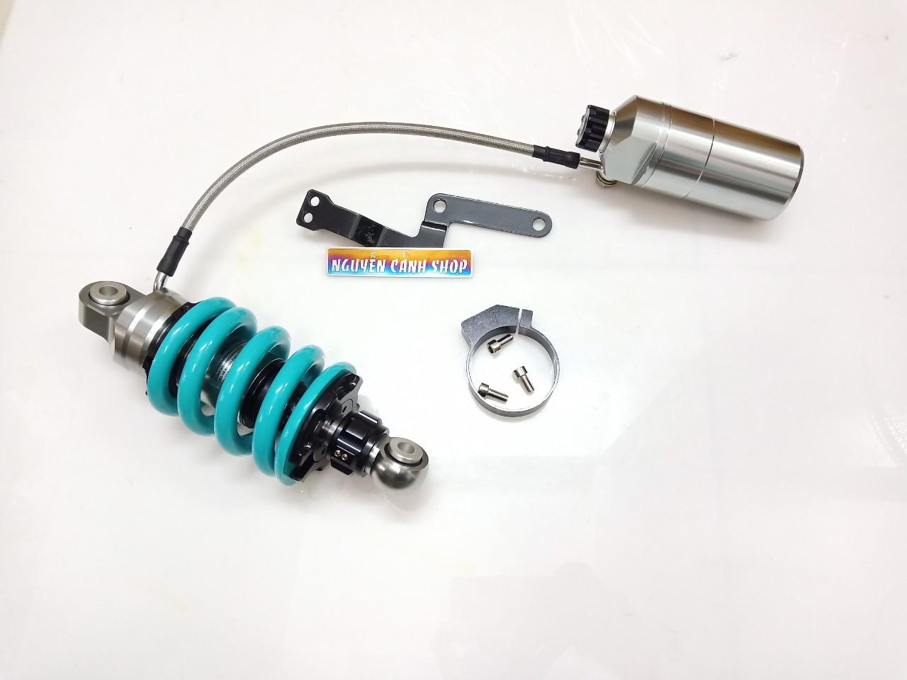 phuộc sau xe exciter nitron xanh