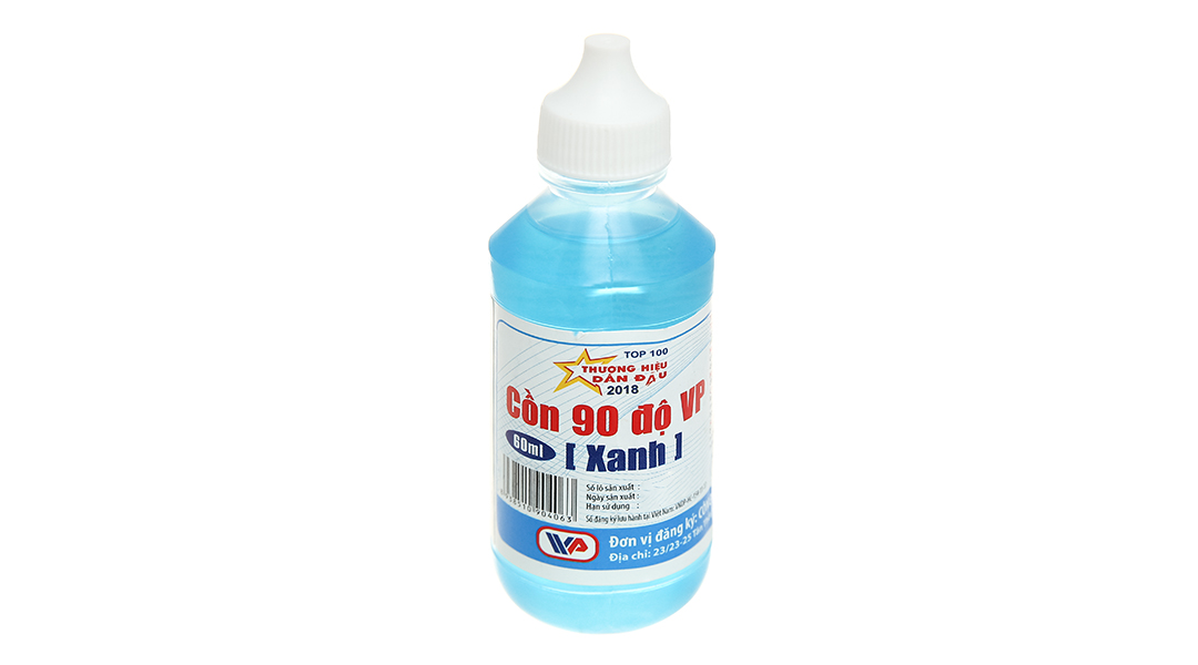 Cồn 90 độ Vĩnh Phúc 60ml - Xanh