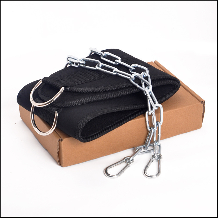 Đai Lưng Có Xích Móc Tạ Dip Belt, Đai Đeo Tạ