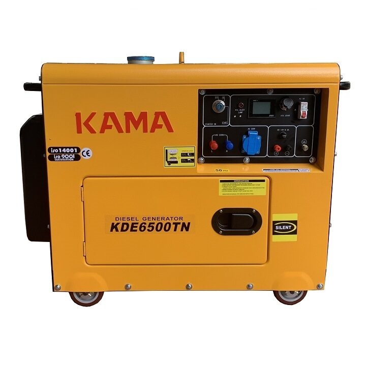 Máy Phát Điện Chạy Dầu 5Kw Kama KDE6500TN