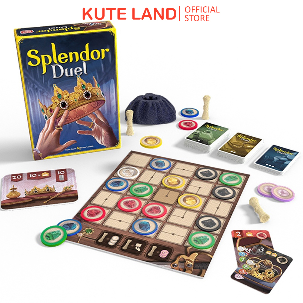 Bộ Board Game Splendor Duel dành cho 2 người chơi nhỏ gọn