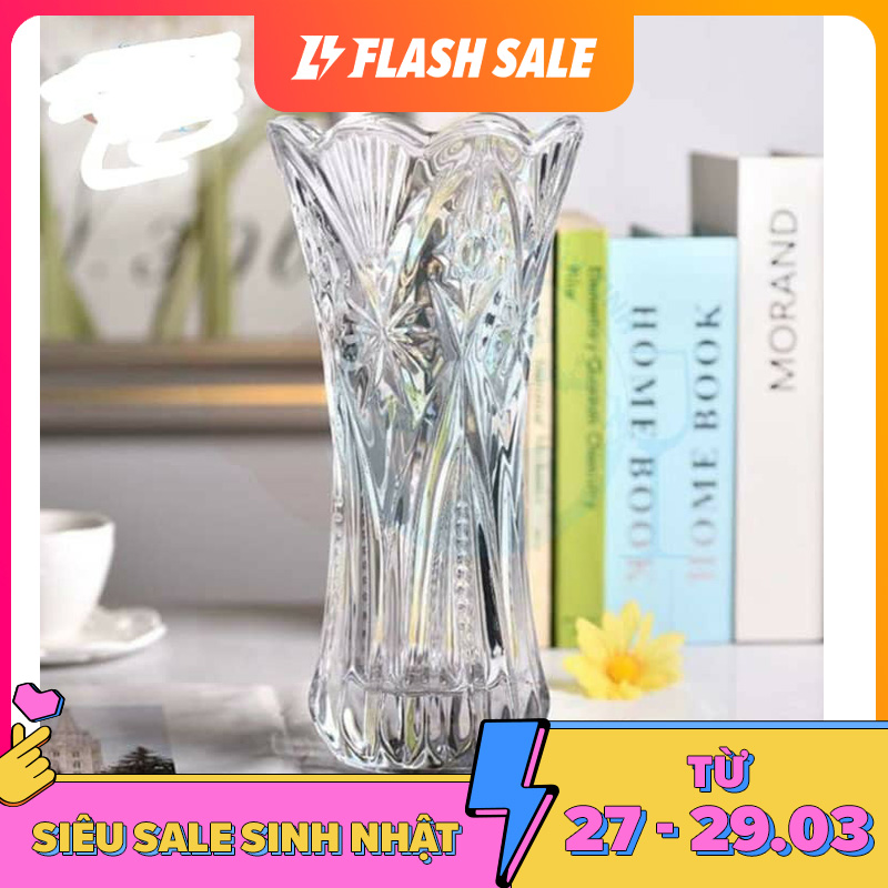 Lọ Hoa Thủy Tinh Cao Cấp 25cm