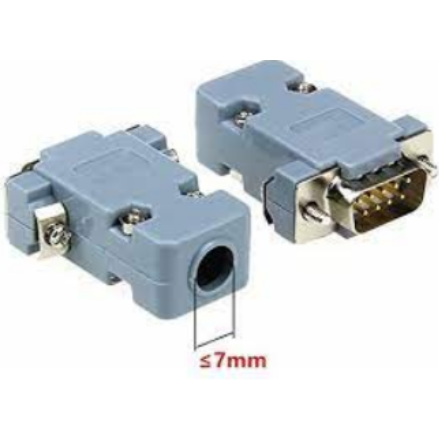 Đầu DB9 RS232 loại đực có vỏ