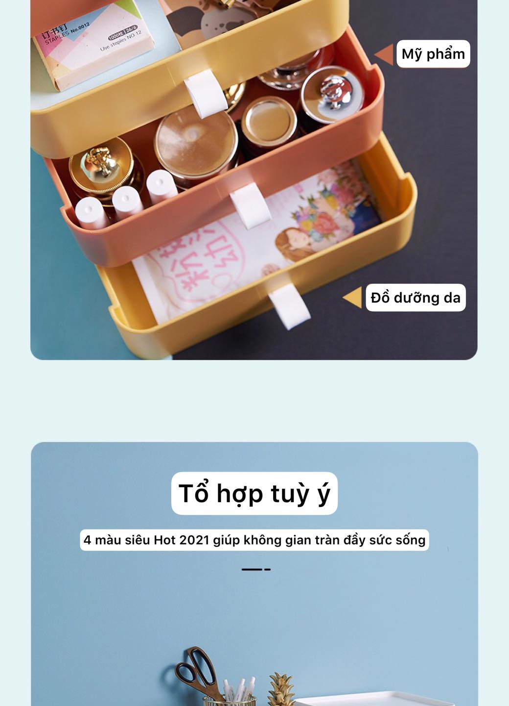 Hộp đựng đồ , mỹ phẩm, đựng đồ đa năng