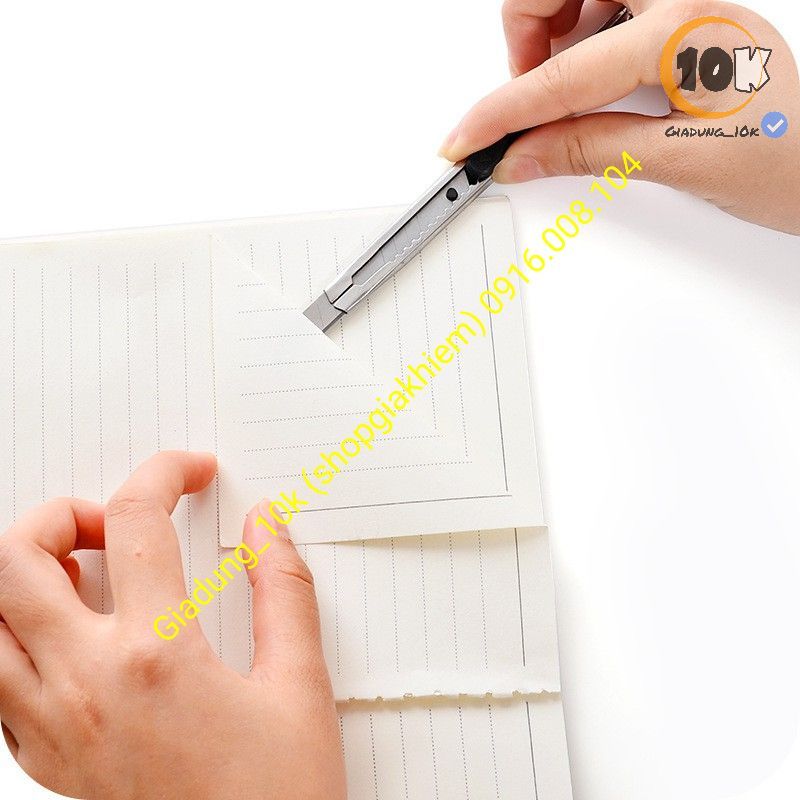 Dao dọc giấy vỏ Inox tiện dụng {L4}