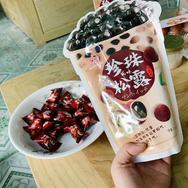 [ Bão Sale - Hot  ] 1 GÓI 120g KẸO TRÀ SỮA TRÂN CHÂU ĐƯỜNG ĐEN