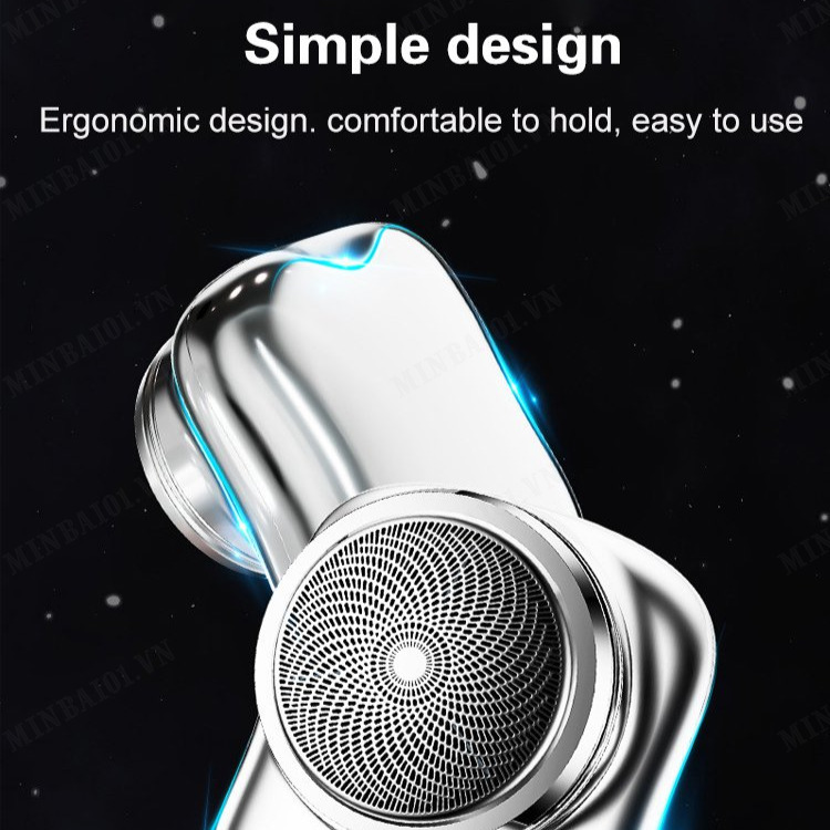 Waterproof portable electric shaver