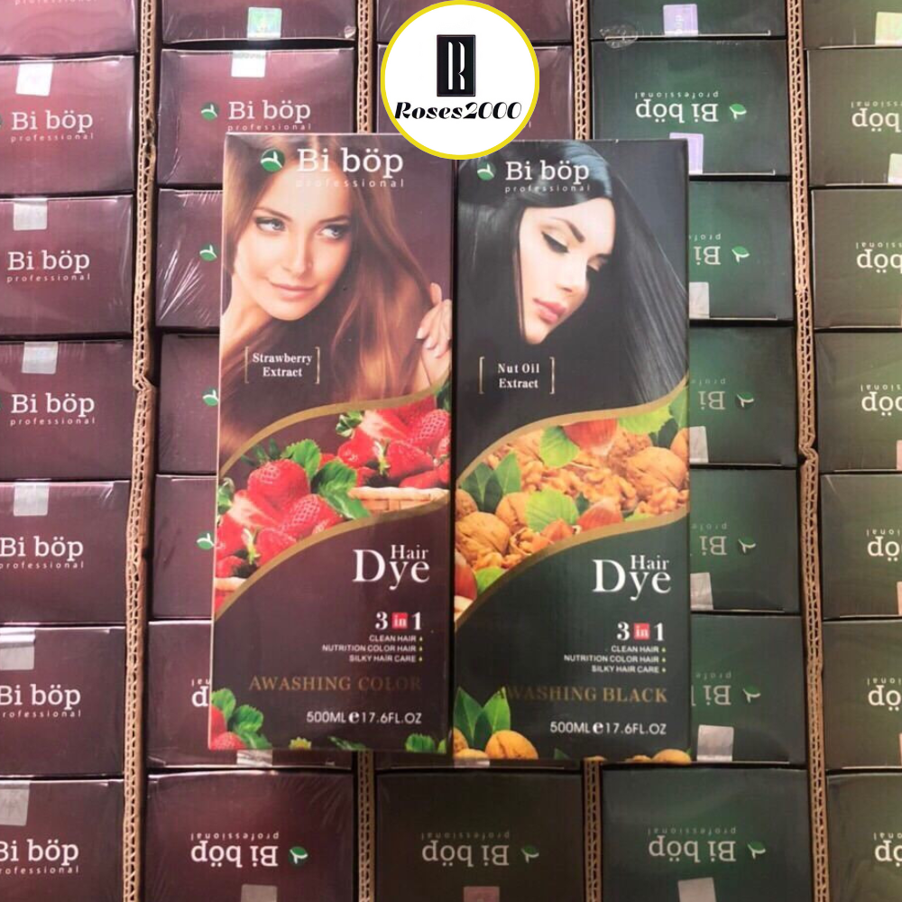 Dầu Gội Phủ Bạc Bibop Đen-Nâu Nhật Bản