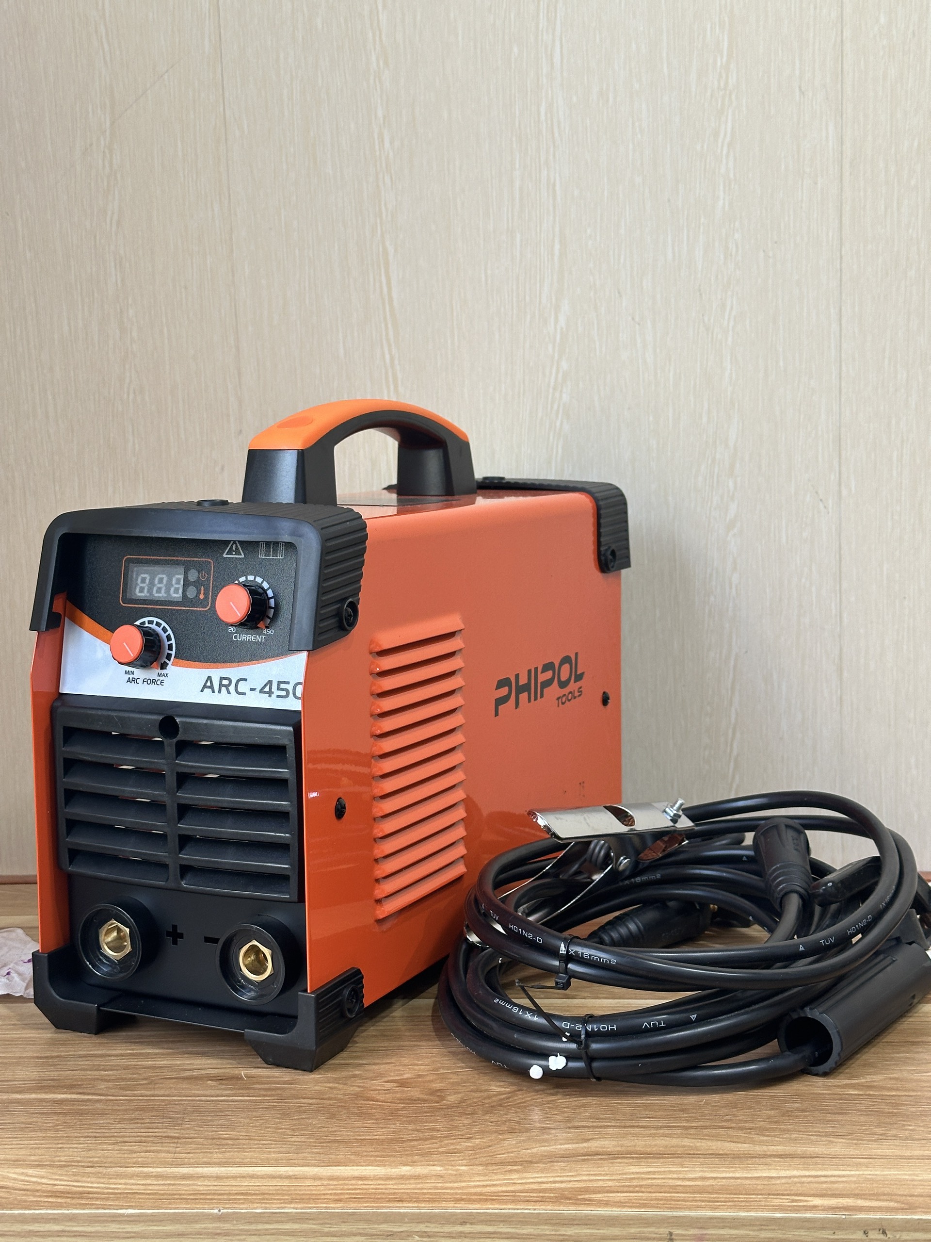 Máy hàn điện tử phipol arc -450 hàn que 1.6-5.0 tặng kèm bộ phụ kiện chuyên dụng