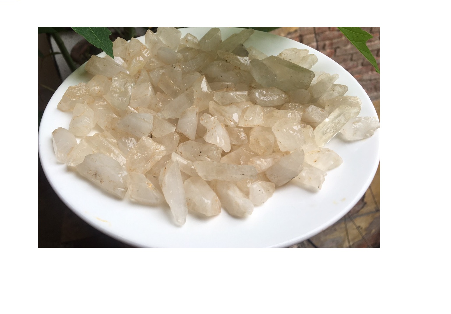 [Natural Clear Quartz Crystal 100gr]Tinh Thể TA Trắng Tự Nhiên