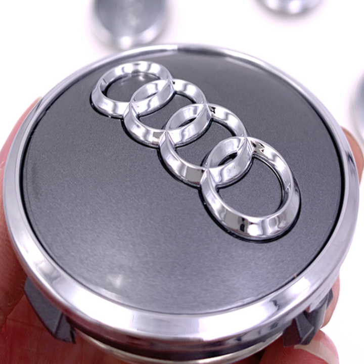 Logo Audi wheel, lazang wheel diameter 77mm