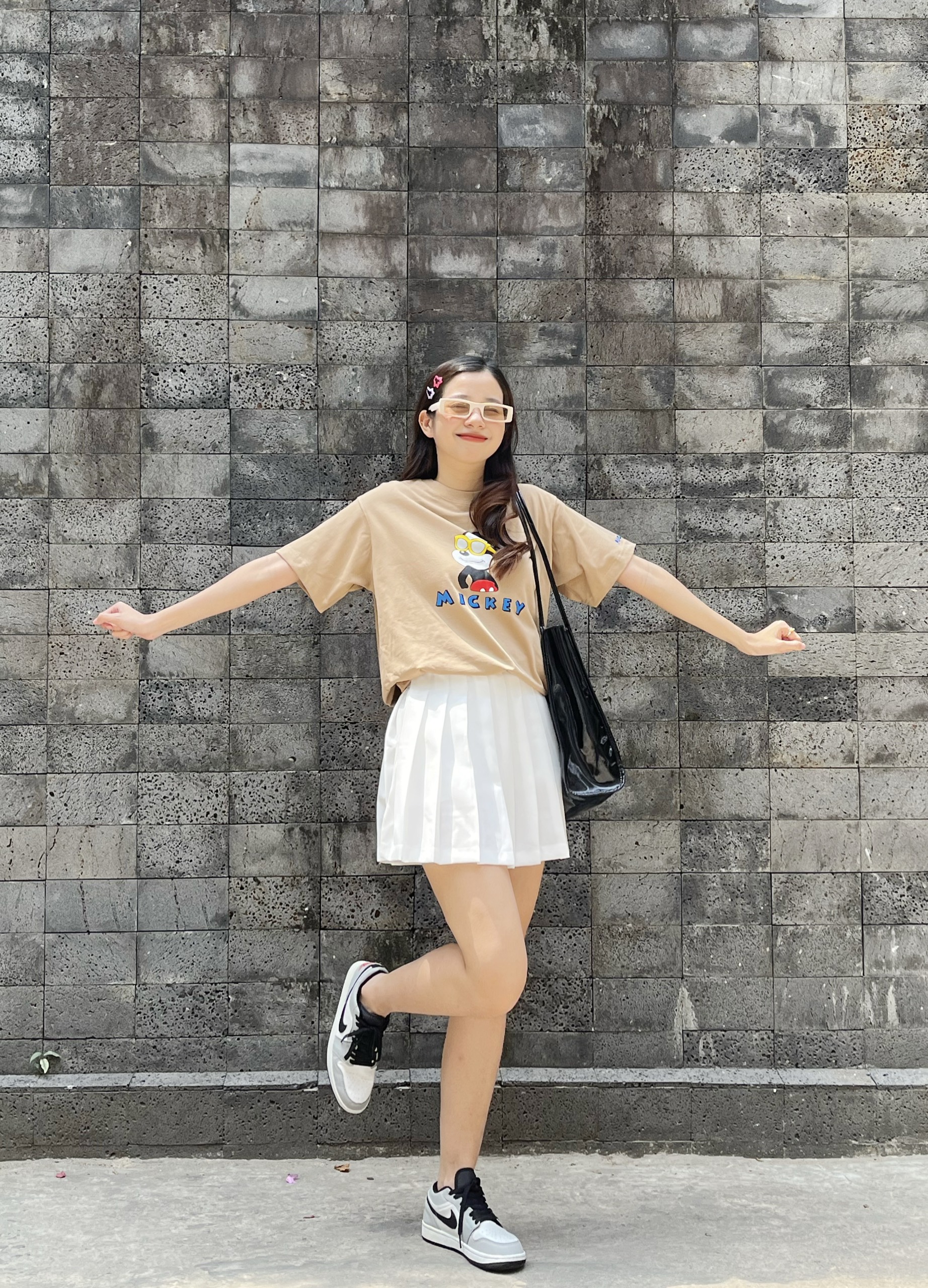Chân váy ngắn xếp li Tinit Skirt