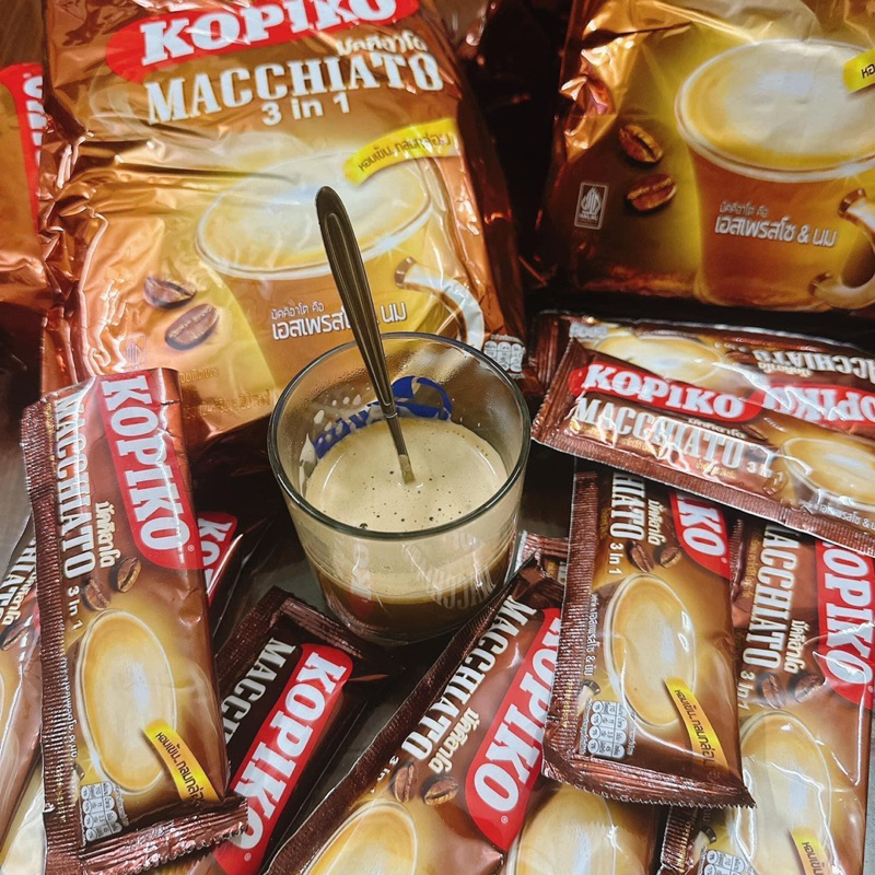 Cà phê hòa tan Kopiko Macchiato 480g (20 gói x 24g/gói)