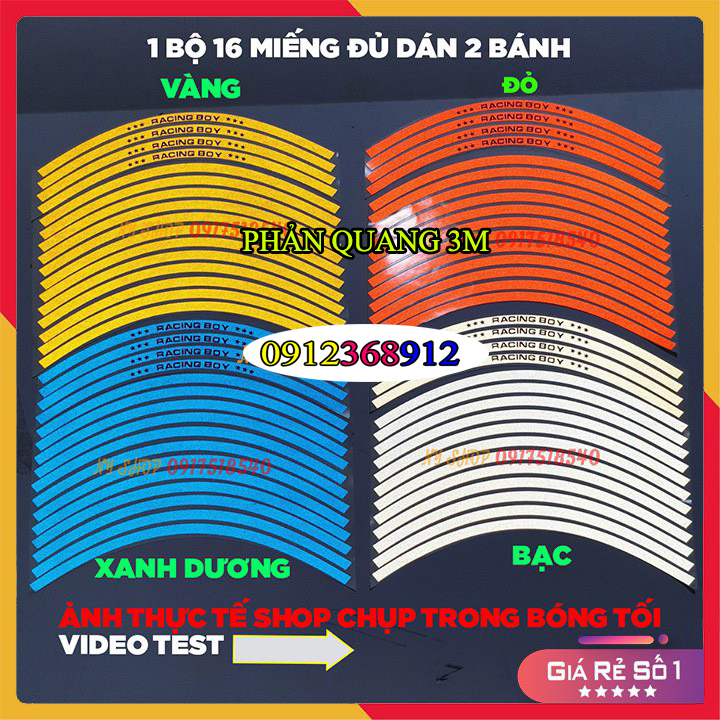 TEM MÂM RCB 3M PHẢN QUANG-DÁN ĐỦ 2 MÂM