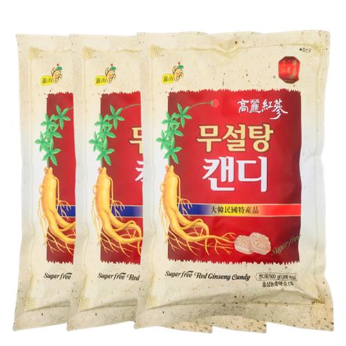 [HCM]Kẹo hồng sâm không đường Hàn Quốc 500g