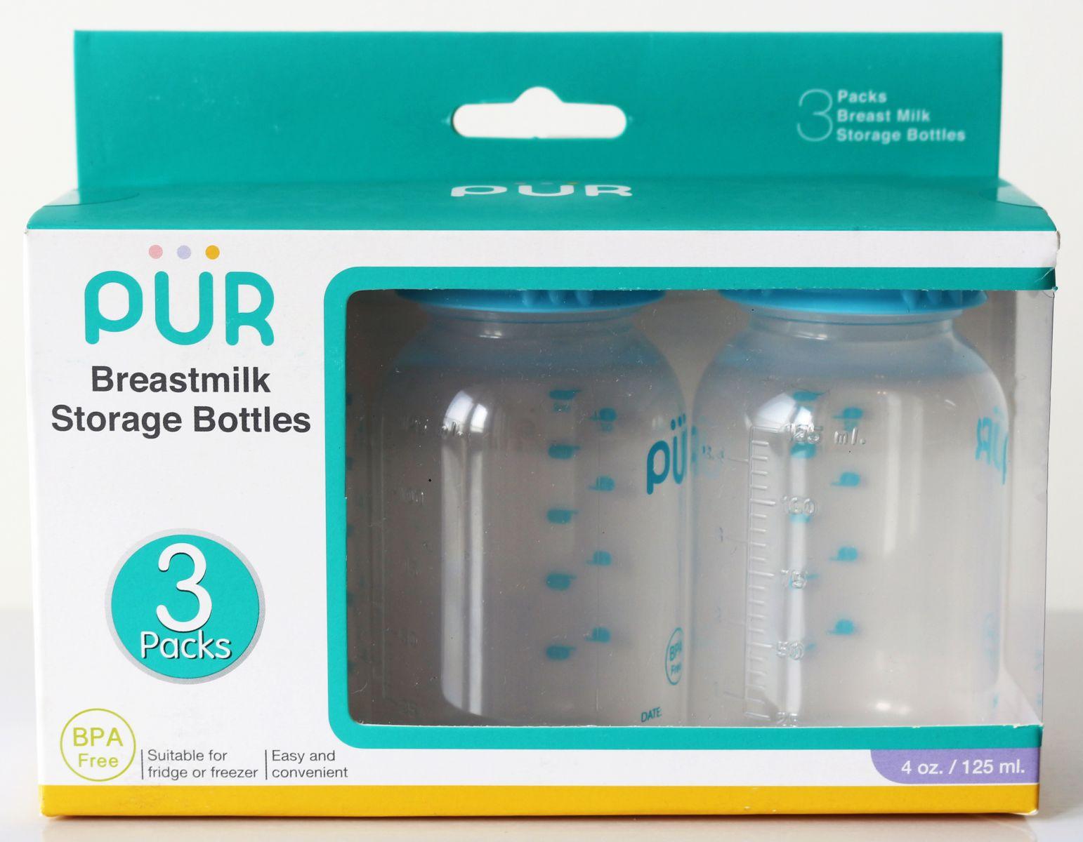 BỘ 3 BÌNH TRỮ SỮA PUR 125ML