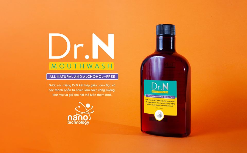 Nước súc miệng Nano bạc Dr.N 350ml