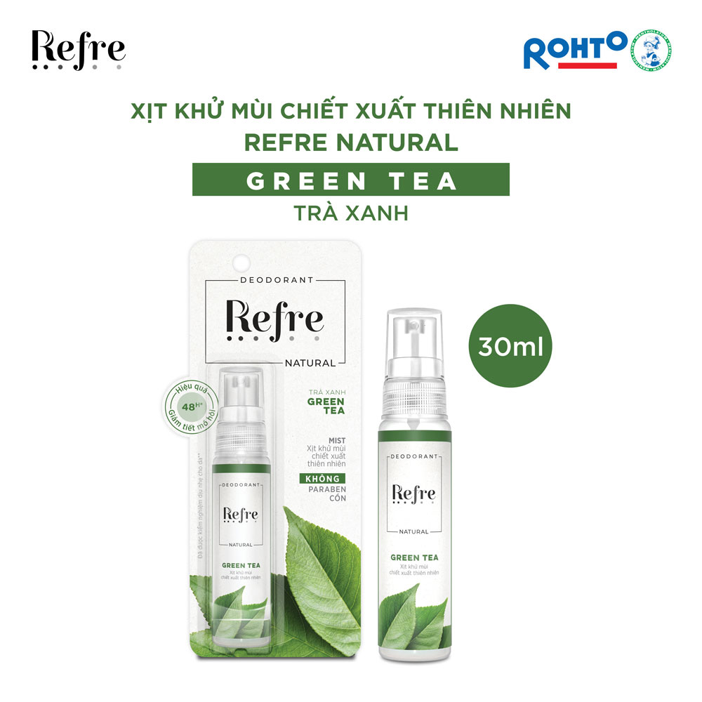 Xịt Khử Mùi Refre Natural 30ml Hasaki Sản phẩm chính hãng