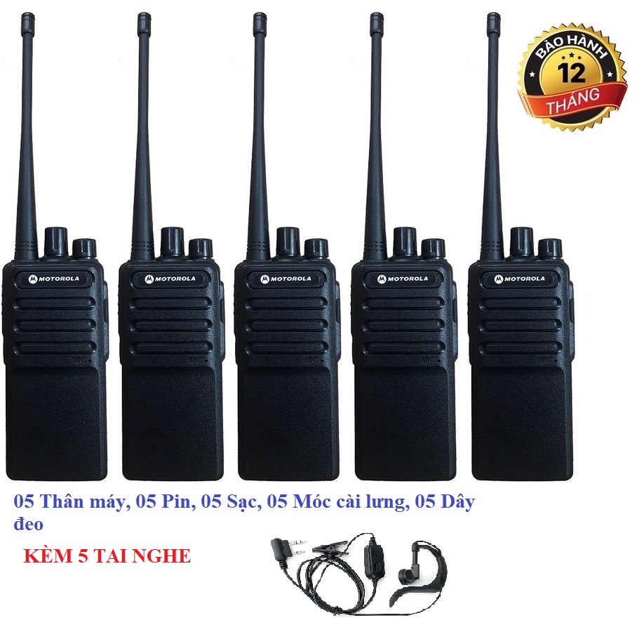 Bộ 5 Bộ đàm Motorola GP850 (Giá rẻ, bổ sung cổng hỗ trợ sạc Micro USB)