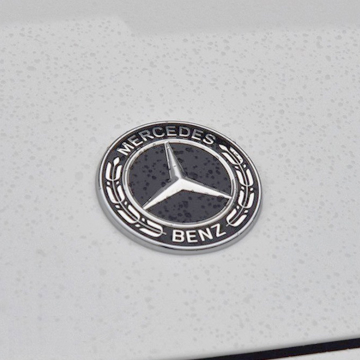 Logo Dán Trang Trí Đầu Xe Mui Xe Mercedes Benz