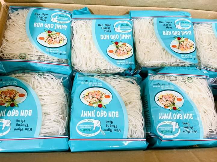 Thùng 16 gói Bún gạo Jimmy (bún bò/lứt/trắng) 16gói*250gr
