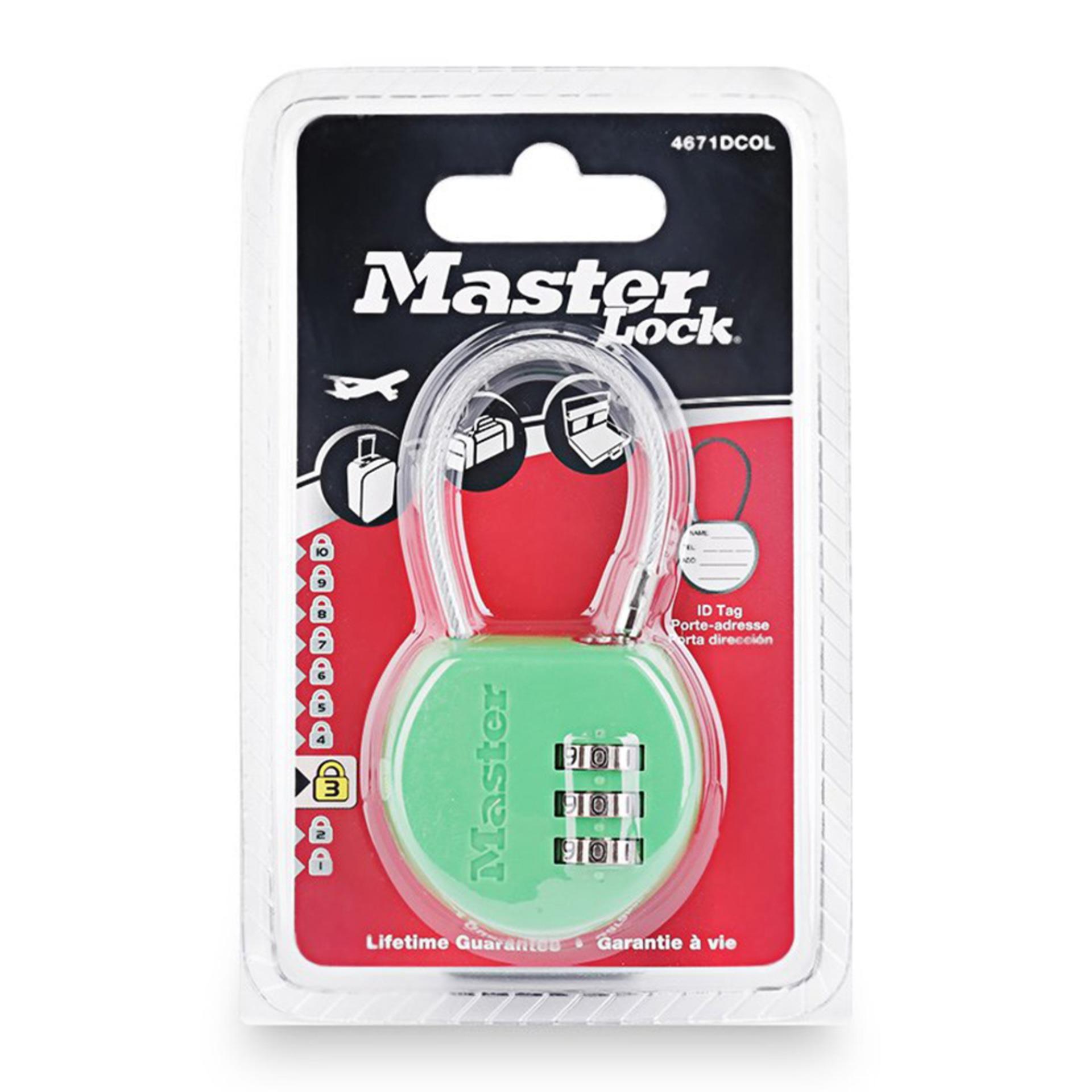 Ổ khóa Vali Master Lock 4671 DCOL - LUTO SHOP