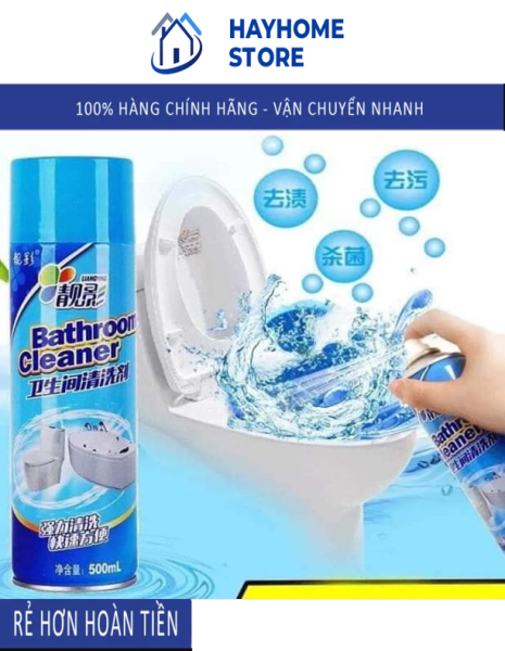 Chai Xịt Tẩy Rửa Nhà Tắm Bathroom Cleaner 500ML, Chai Xịt Đa Năng Tẩy Siêu Sạch, An Toàn Không Độc Hại