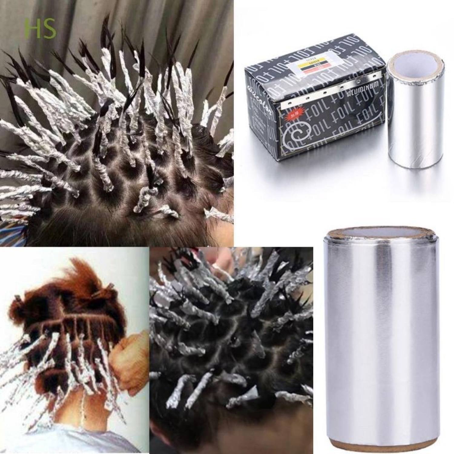 Giấy bạc uốn tóc - giấy bạc nhuộm tóc highlight