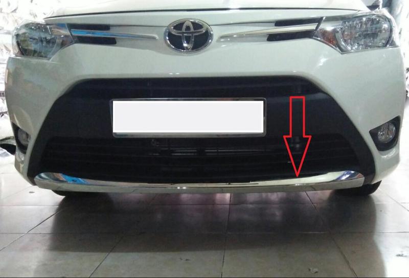 Ốp cản trước Toyota Vios 2014-2017