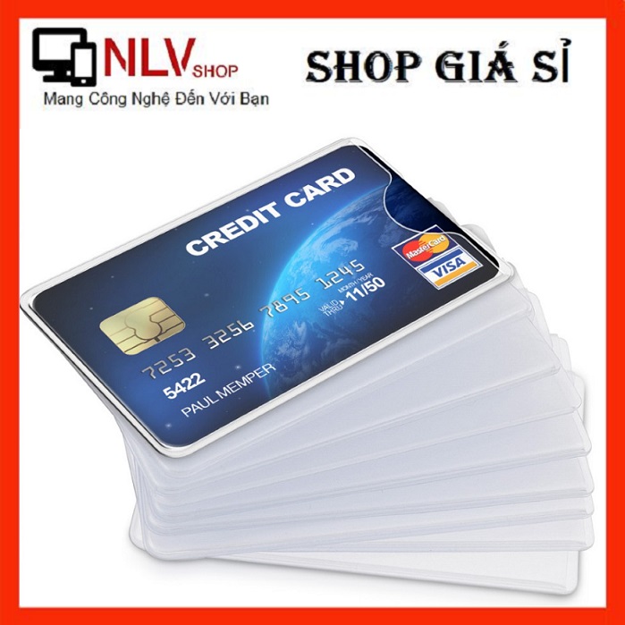 Set 5 Túi Đựng Card Visit, Atm, Cmnd Trong Suốt